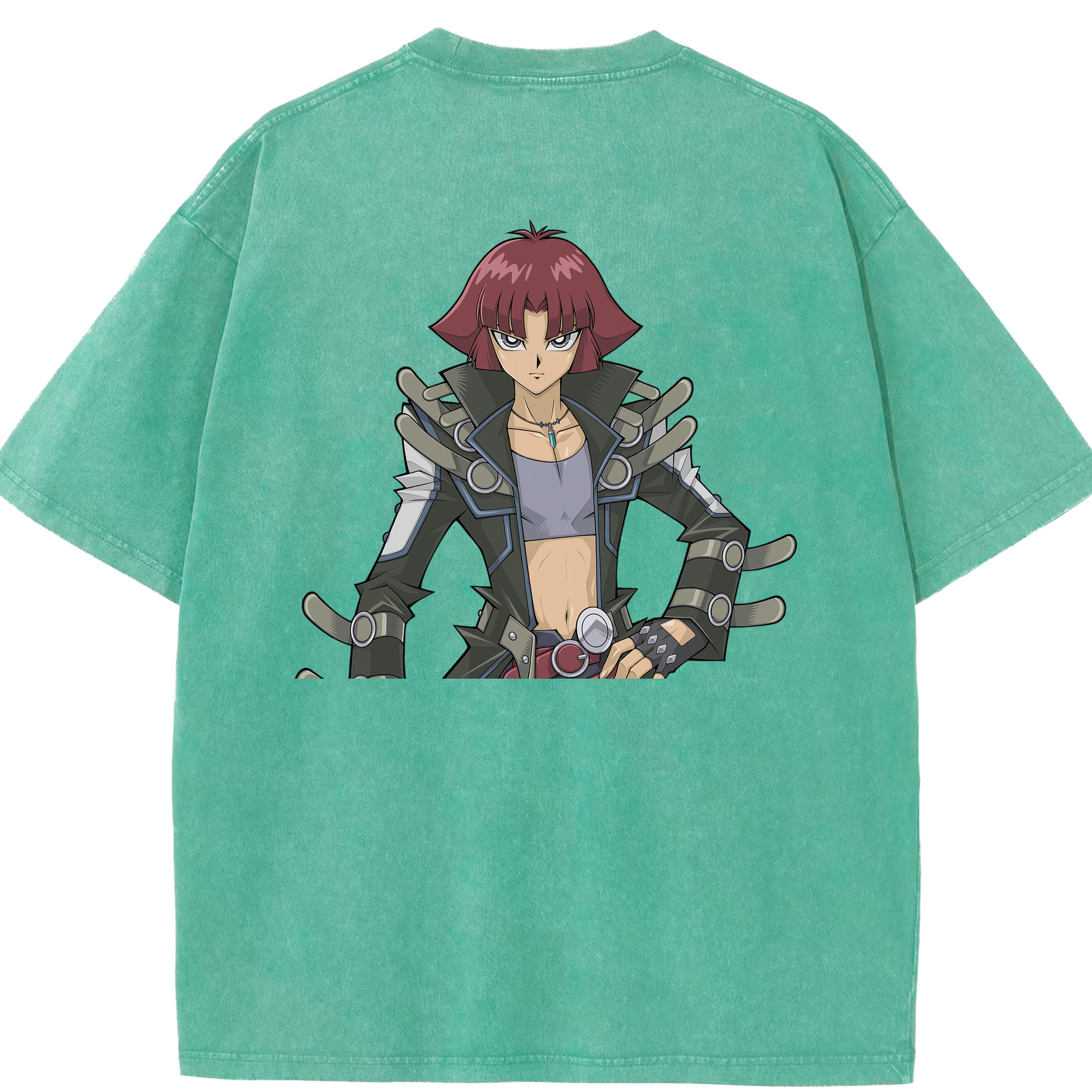 （画像用） 遊☆戯☆王 Yu-Gi-Oh! 綿100% ヴィンテージ風 半袖Tシャツ（背面プリント）